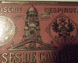 très ancienne boite bêtises de cambrai