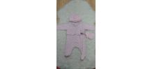 Pyjama + bonnet + moufles 3 mois Marèse