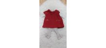 Robe + body + collant 3 mois Sergent Major