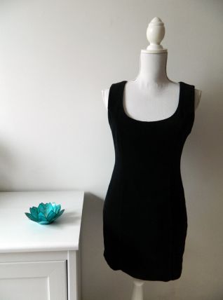 Robe moulante en velours noire vintage 90's