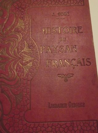 tres ancien livre sur la vie des paysans 1923