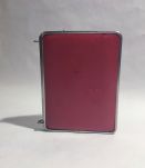 Miroir barbier 50s fond rouge
