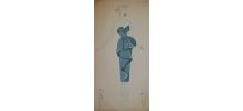 Croquis Mode 1950 / Robes du soir