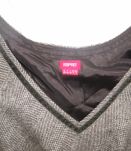 Robe rétro 3 volants tweed marron et beige ESPRIT T 36