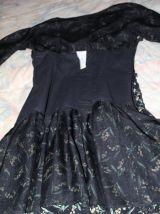 Robe soirée rétro imprimé floral AGNES B T 36/38