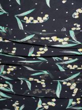 Robe soirée rétro imprimé floral AGNES B T 36/38