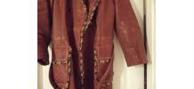 manteau cuir vintage