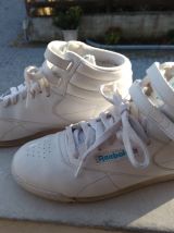 Reebok blanches montantes retro