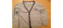 Gilet gris chiné