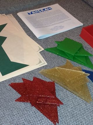 Jeu origami Tangram