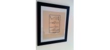 Broderie planche naturaliste Sur toile de Lin