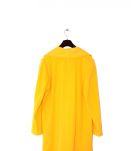 Manteau jaune safran MILANO ALA MODA Laine Neuf