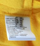 Manteau jaune safran MILANO ALA MODA Laine Neuf