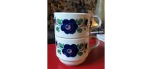 Deux charmantes tasses - vintage