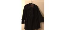 Manteau noir coupe patineuse - taille 1. 