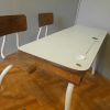 Bureau d'écolier vintage bois et formica