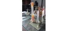 2 vases anciens fleurs