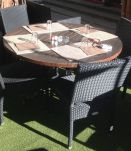 TABLE "bistrot"  en TECK 68X68