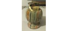 Briquet de table gaz - onyx véritable 