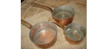 Cuivre ancien sautoir et casserolle