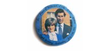 Badge collector Prince Charles et Lady Diana