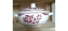 soupière badonvillier porcelaine opaque années 50
