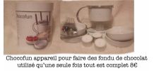 Appareil pour fondu au chocolat 