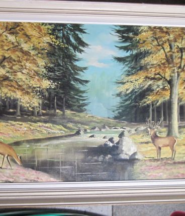huile sur toile paysage