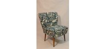 Fauteuil cocktail année 50 refait neuf