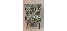 Fauteuil cocktail année 50 refait neuf