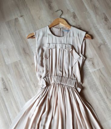 Robe tablier en soie
