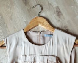 Robe tablier en soie