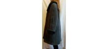 Manteau Shearling (cuir) gris bleuté taille L 