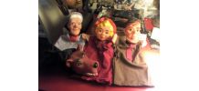 4 marionnettes à main - vintage