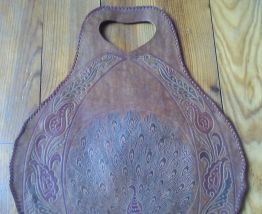 Joli sac en cuir artisanal