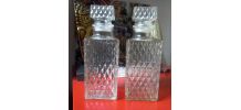 Carafes à whisky en verre  - Vintage 