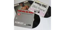lot vinyles Ramsdy jay and gang, King MC, Kurtis Blow