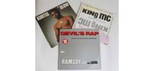 lot vinyles Ramsdy jay and gang, King MC, Kurtis Blow