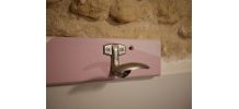 Porte manteaux écolier rose et paillettes