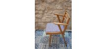 Fauteuil bridge vintage scandinave