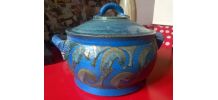 Jolie poterie en grès émaillé 