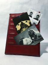 Organiseur cuir rouge vintage