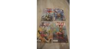 LOT BD HOUSE OF M 1 à 4 (panini comics) d'avril à juillet 2006