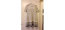 ROBE VINTAGE annee 70 « Creation Jane Delfin - France » - T. 46