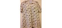 ROBE VINTAGE annee 70 « Creation Jane Delfin - France » - T. 46