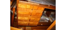 important buffet living enfilade, design scandinave vintage fin 1960/deb 1970