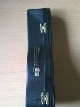 Superbe petite guitare miniature ancienne avec étui pour poupée ou collection