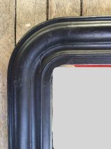 Miroir Louis Philippe 19e siècle patine noire