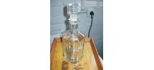 carafe à wisky verre taillé