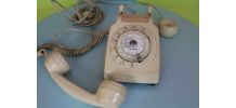 Téléphone blanc SOCOTEL S63  vintage retro